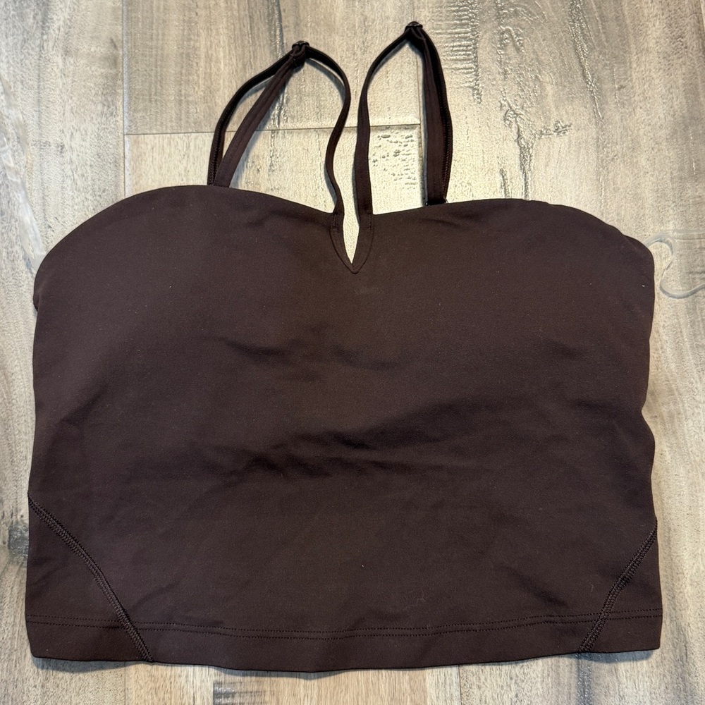 Lululemon Brown Strapless Top
